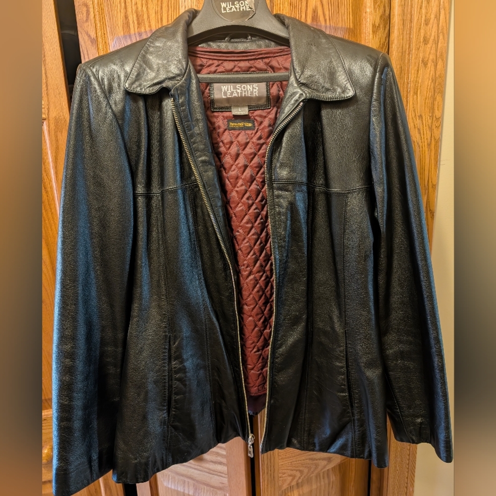 Wilson Leather Black Jacket